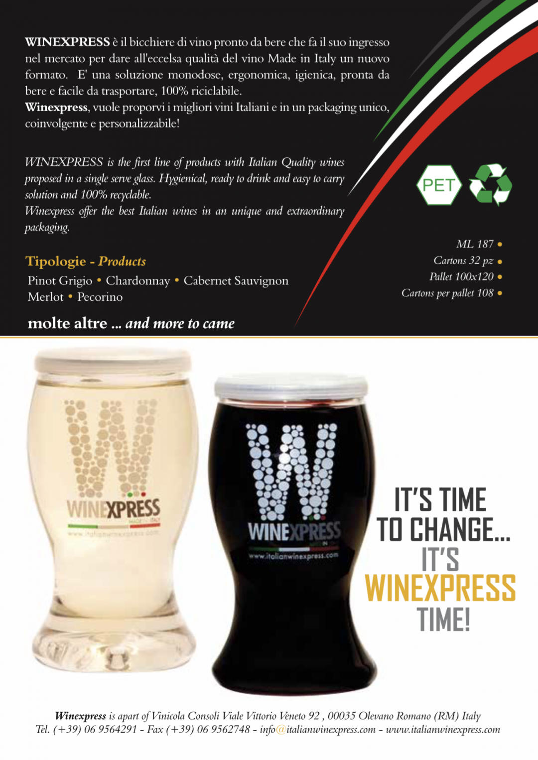 Winexpress il monodose del vino Made in Italy MangiaeBevi