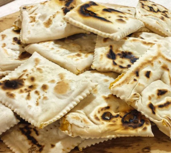 tortelli alla lastra