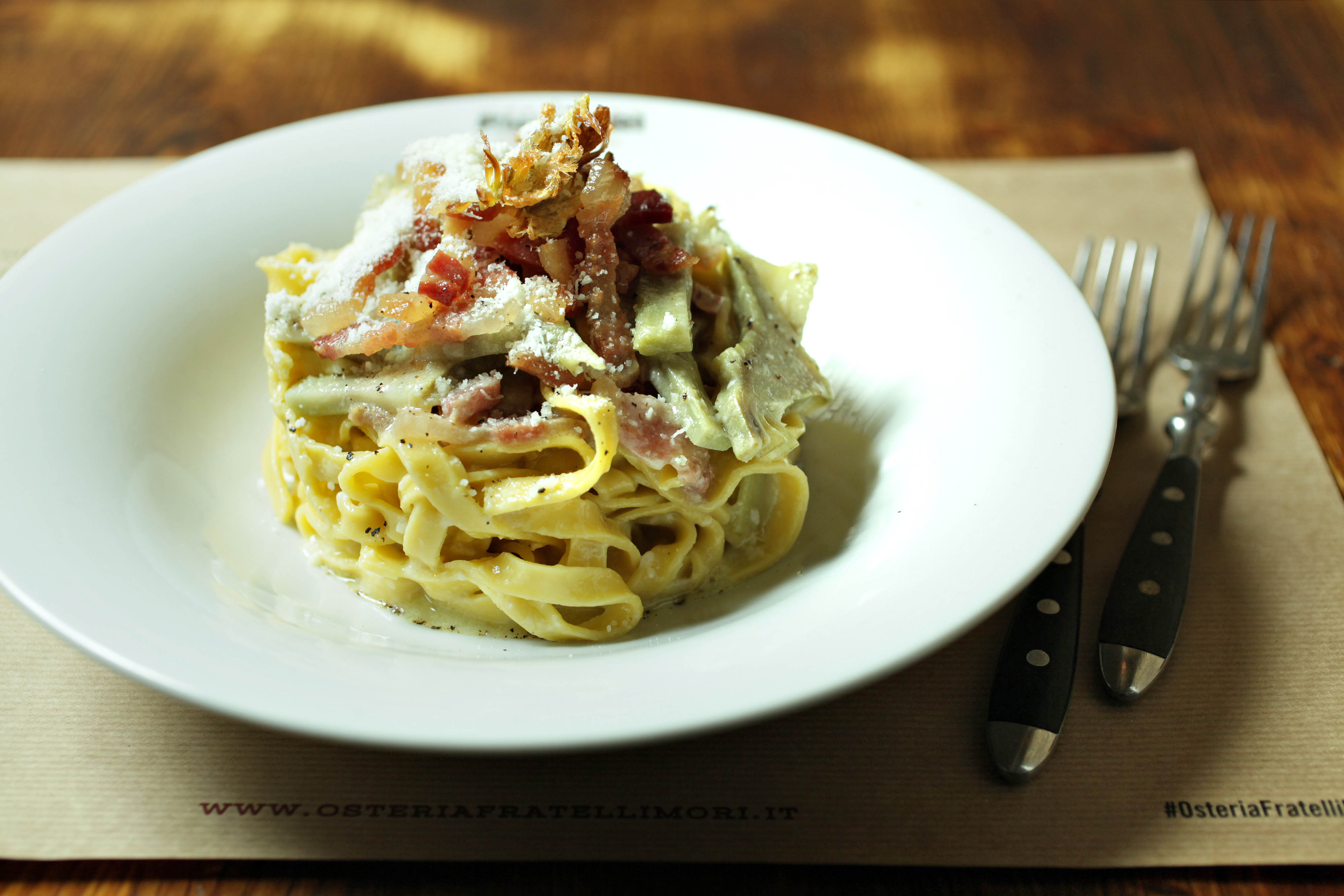 Gricia con i carciofi. La ricetta perfetta dei Fratelli Mori MangiaeBevi