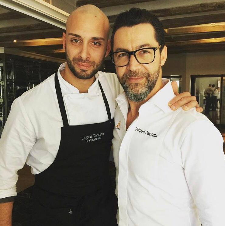 Andrea Antonini Con Quique Dacosta