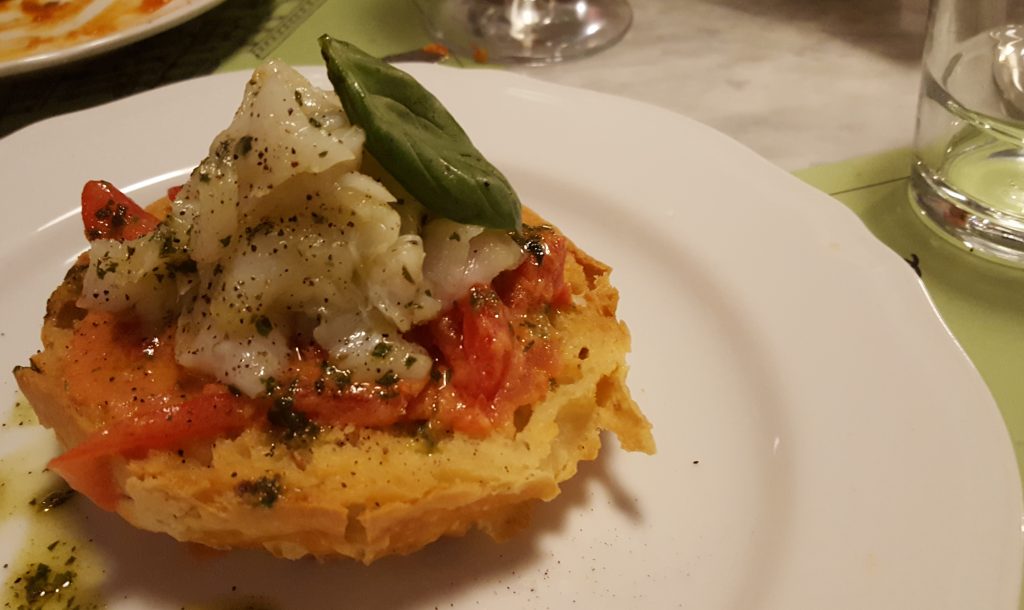 panzanella di baccalà