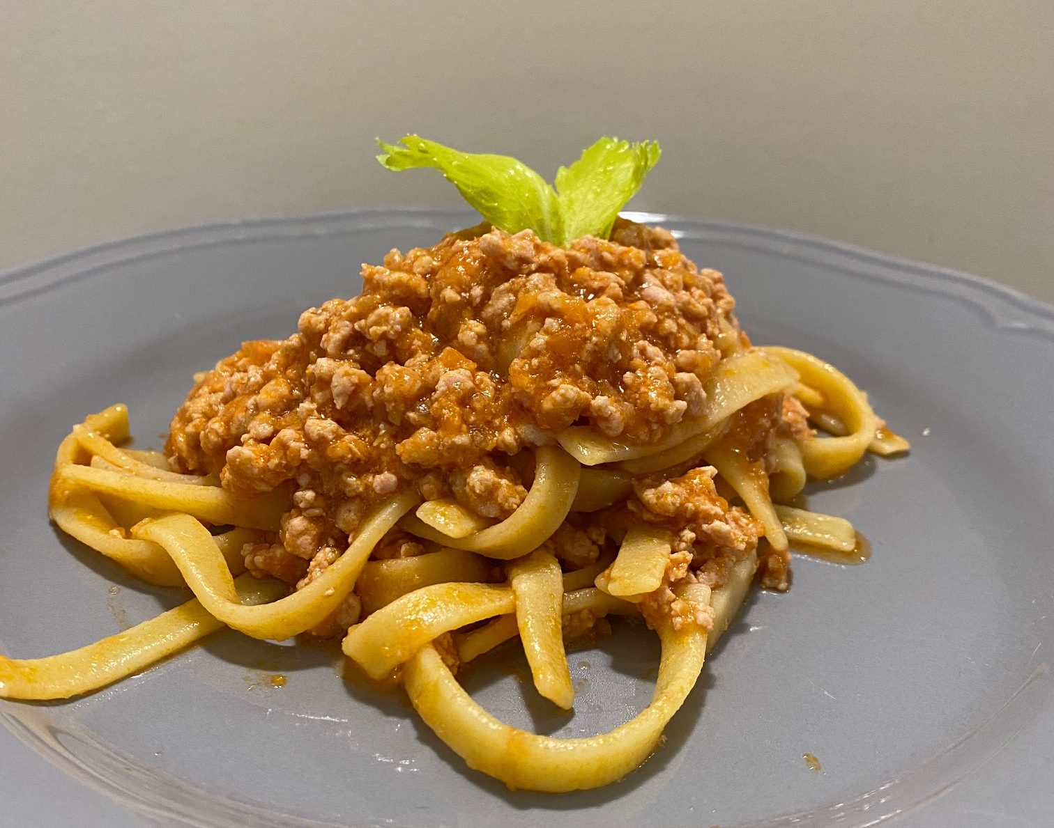 scialatielli alla bolognese di tonno