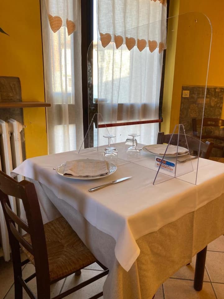 divisori in plexiglass