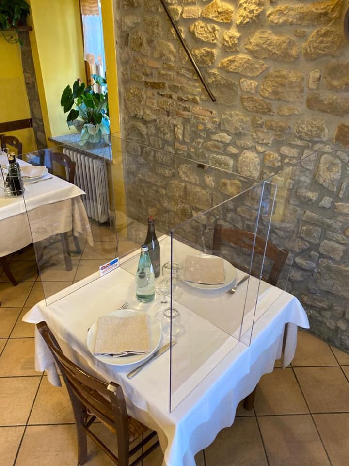 divisori in plexiglass