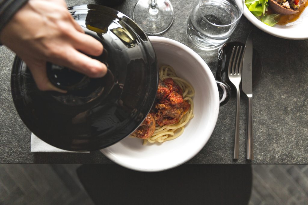 pici con polpette archivolto