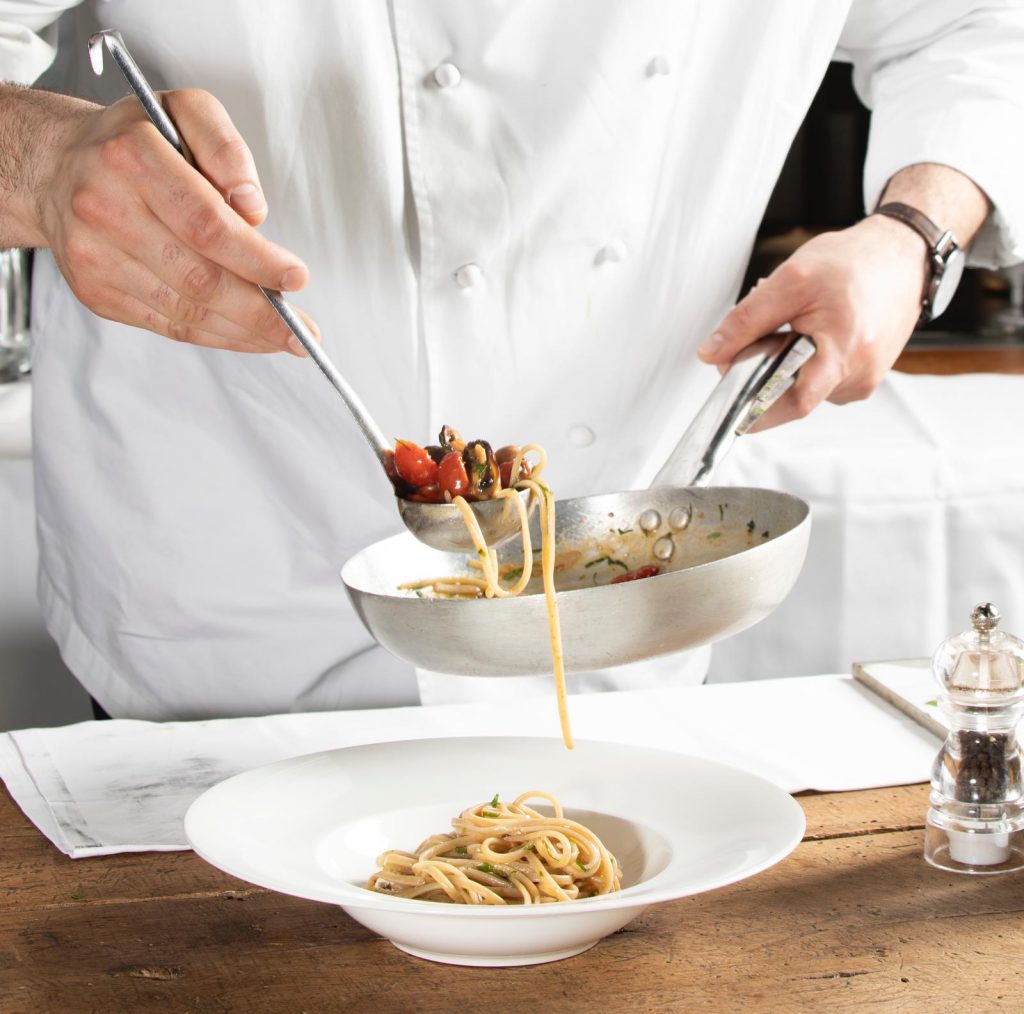 linguine integrali con cozze