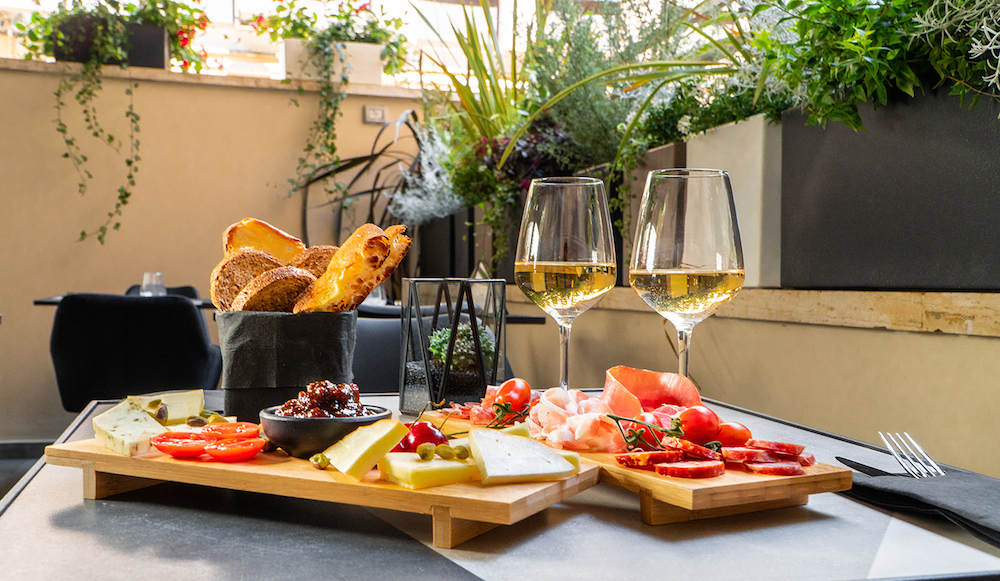 Mangiare all'aperto a Roma