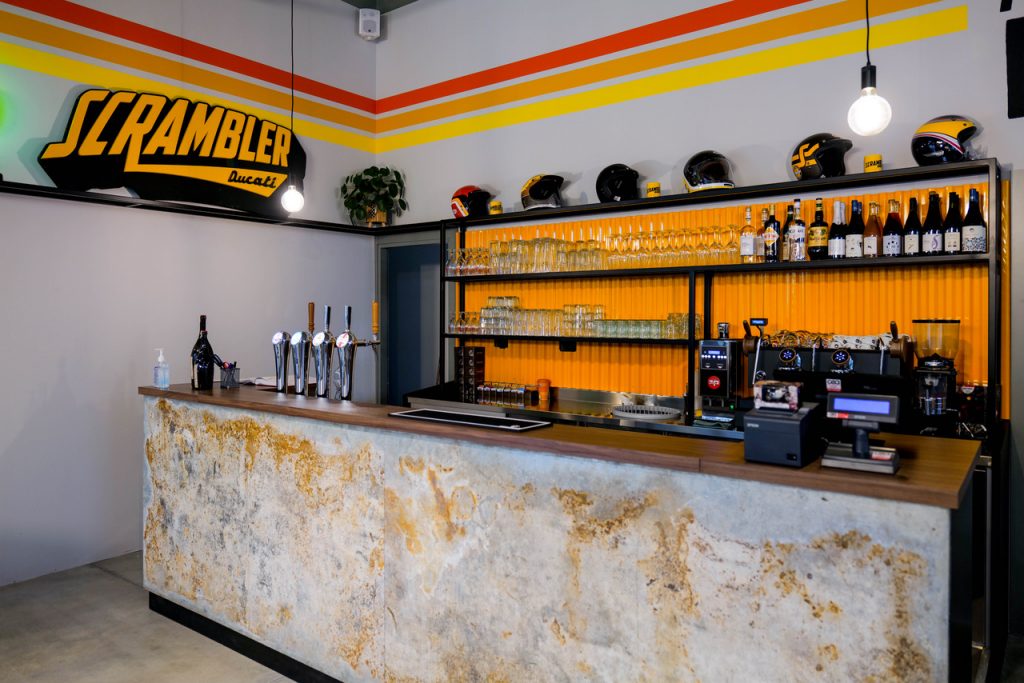 scrambler ducati food factory
