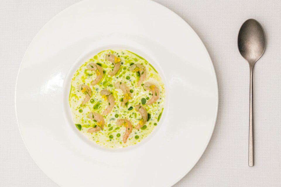 gamberi con latticello