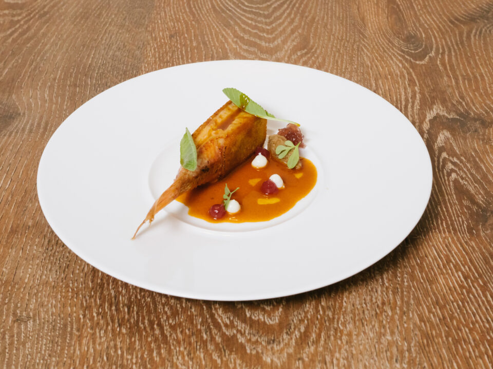 triglia in crosta di pane