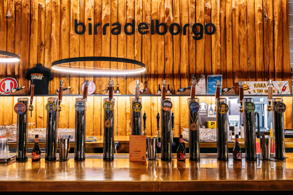 Il bancone di Birra del Borgo