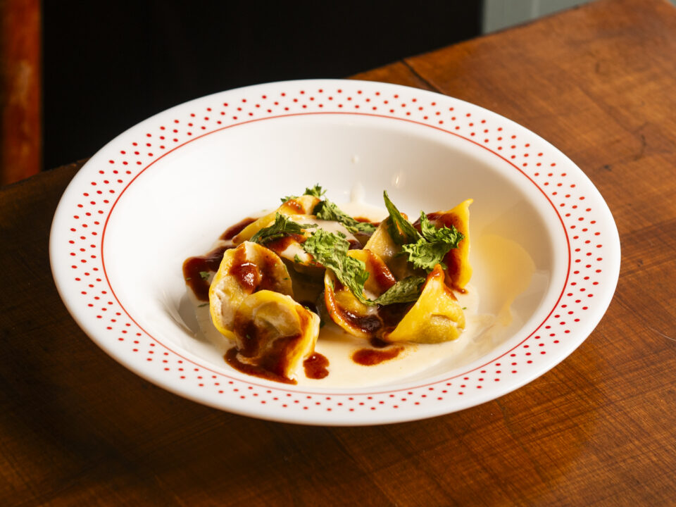 Da Adriana, tortelli di coda alla vaccinara
