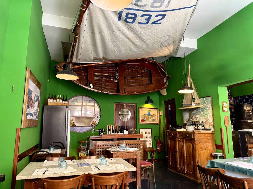 la sala di trattoria fauro1937