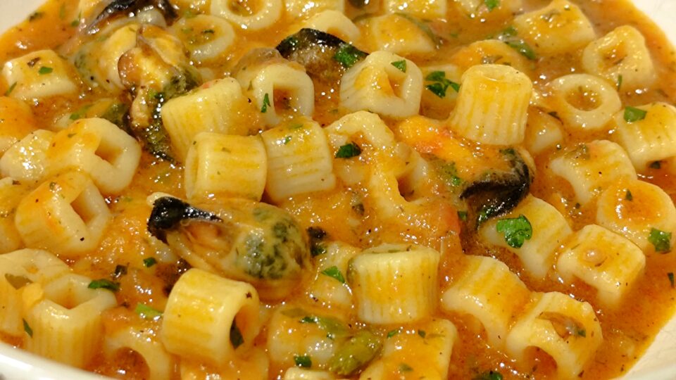 tubettini con le cozze