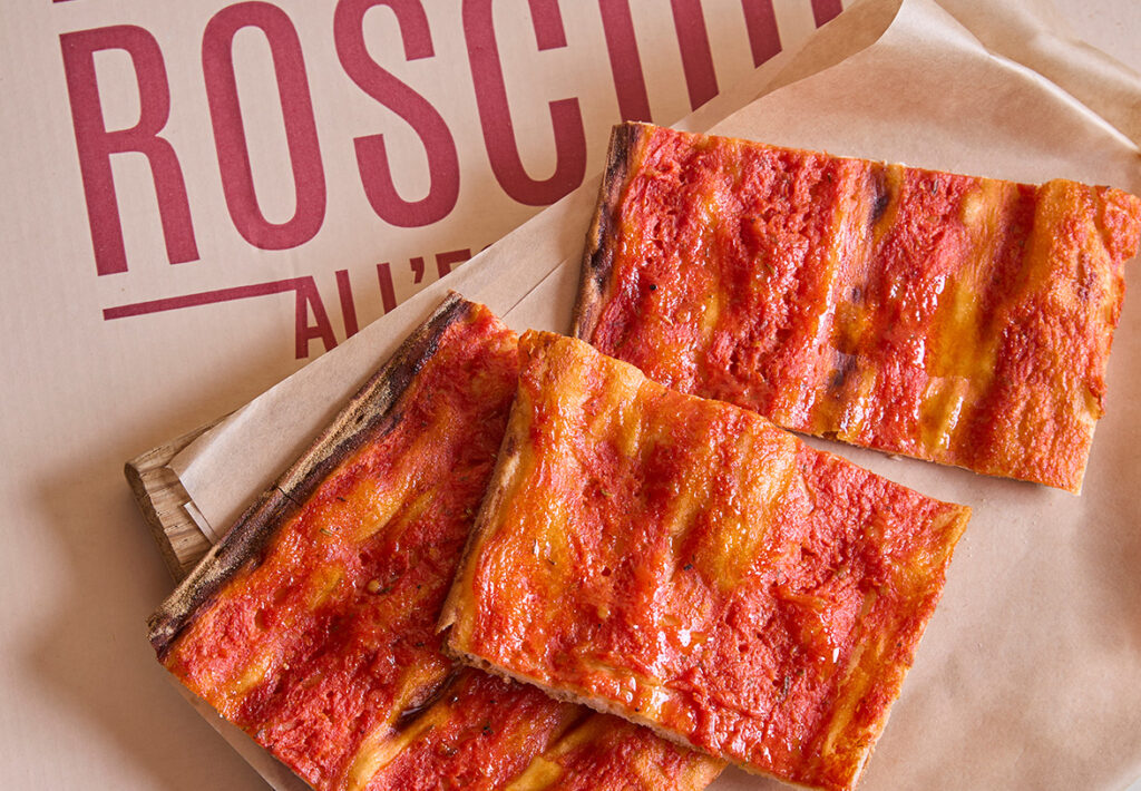 la pizza anni '80 di roscioli