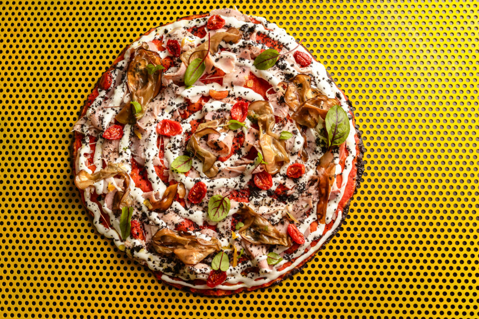 una delle pizze di crunch