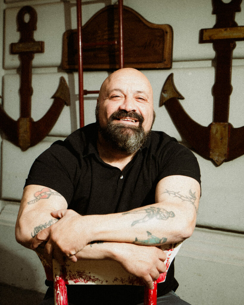 davide buccioni, proprietario di porto fish & chips