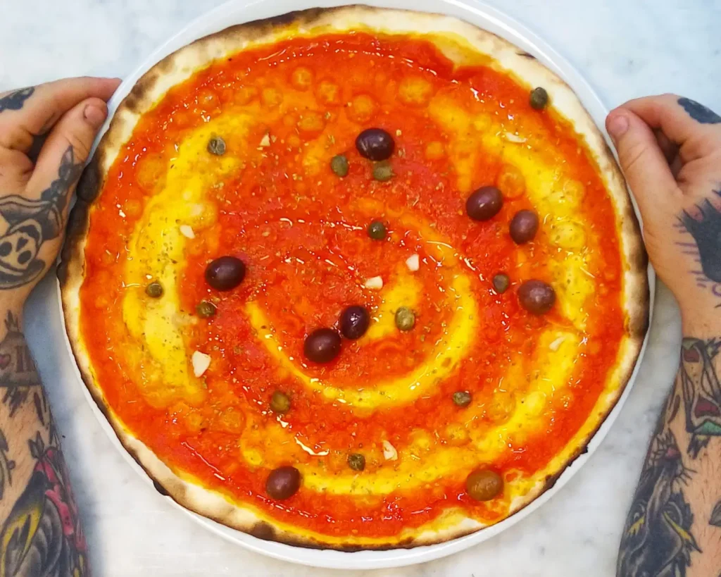 la pizza romana a Furio Camillo di Antica Pizzeria Frontoni
