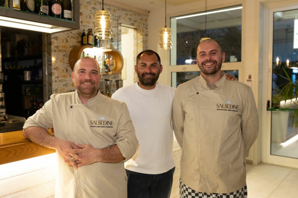 pizzaiolo, proprietario e chef di salsedine